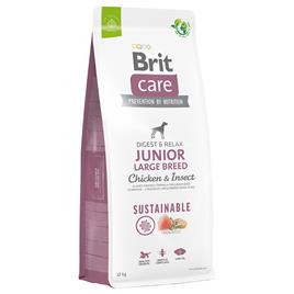 Brit Care Sustainable Junior Large Breed com frango e insetos  - 12 kg