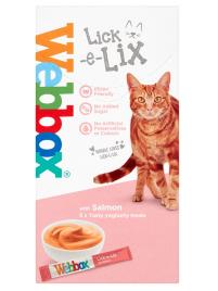 Snacks Gato Lick Lix Webbox Iogurte Salmão 5x15