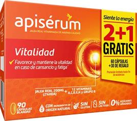 Vitality Apisérum 60 cápsulas + 30 PRESENTES