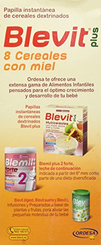 Blevit Plus 8 Cereais com Mel 600 gr