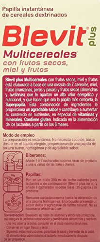 Blevit Plus Multigrain com frutas secas 600g