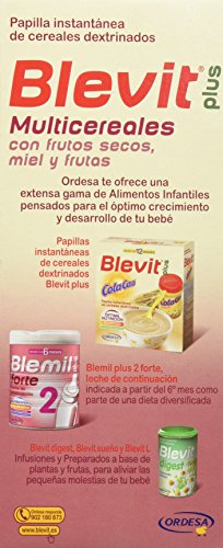 Blevit Plus Multigrain com frutas secas 600g