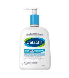 Cetaphil - Creme de Limpeza Facial Espuma para Pele Sensível, Normal a Seca - 473ml