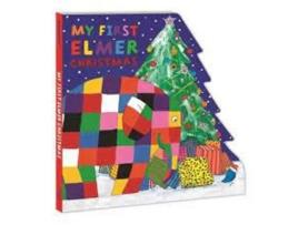 Livro My First Elmer Christmas de David Mckee (Inglês)