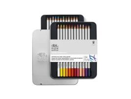 Conjunto de 24 Lápis de Cor Aguarelaveis Winsor & Newton