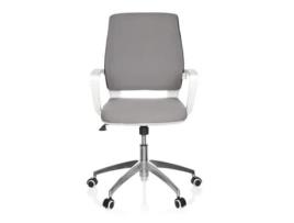 Cadeira de Escritório HJH OFFICE Giratória Estra Cinzento Armazón Branco