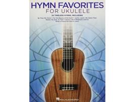 Livro hymn faves for ukulele uke bk de hal leonard publishing corporation (inglês)