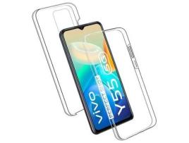 Capa para Vivo Y55 Clear 360 LUSOSMART Transparente