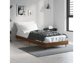 Cama VIDAXL carvalho castanho (Madeira processada - 75 x 190 cm)