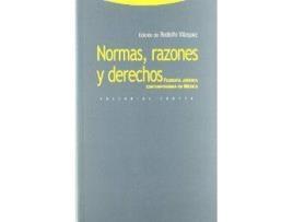 Livro Normas Razones Y Derechos de Rodolfo Vazquez (Espanhol)