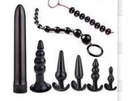 Plug Anal PETHUEL Starter Kit 8 Pcs Xyx-H3-0426-1 Preto