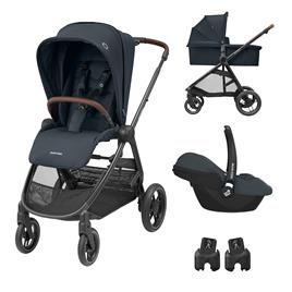 Carrinho de Bebé MAXI-COSI Street + Trio Essential Graphite