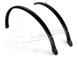 Mudguard Set 24 Inch 58 Mm Plastic Black EUROFENDER
