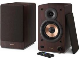 Colunas Frontais SHARP Madeira CP-SS30 Castanho (60W)