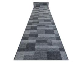 Passadeira Antiderrapante DYWANY LUSZCZOW (120 x 710 cm - Poliamida - Cinzento)