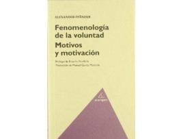 Livro Fenomenología De La Voluntad Motivos Y Motivación de Alexander Pfänder (Espanhol)