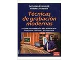 Livro Técnicas De Grabación Modernas de D. M. Huber (Espanhol)