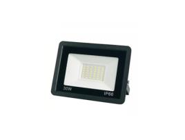 Projetor LED fino da série Apple 30W 6000K IP66, perfeito para iluminação externa e interna