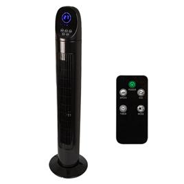 Ventilador Torre 90W Preto com Comando sem Fios