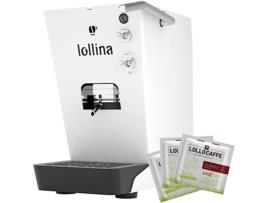 Máquina de Café Automática LOLLINA Plus Bianco + 40 Cialde Bianco