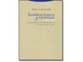 Livro Instituciones Y Normas de Fabio Ciaramelli (Espanhol)