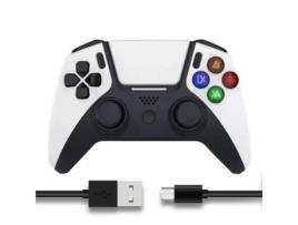 Comando PS4 KINSI Kinsi Dualshock (Wireless - Branco)