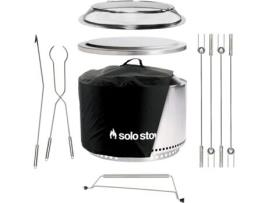 Pacote Supremo Braseiro Yukon SOLO STOVE (68,5 x 50,5 cm - Aço Inoxidável)