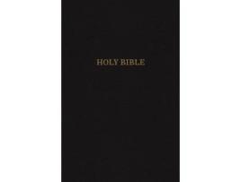 Livro KJV, Thinline Reference Bible, Bonded Leather, Black, Red Letter Edition, Comfort Print: Holy Bible, King James Version (Inglês)