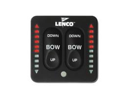 Interruptor de tinta dupla à prova de água com led LENCO MARINE INC. 15171-001