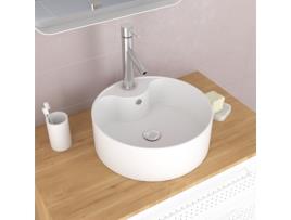 Lavatório Redondo Ceramico AURLANE (41 x 41 x 14.5)