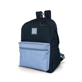 Staples Mochila Colours, Preto e Azul