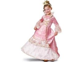 Fato de Menina DISFRAZZES Rainha Clássica Rosa (Tam: 7 a 9 anos)