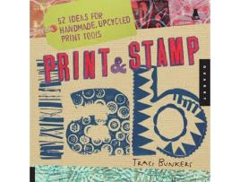 Livro print & stamp lab de traci bunkers (inglês)