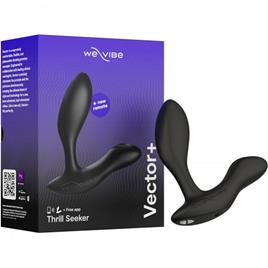 WE-VIBE - VECTOR+ MASSAGER VIBRANTE DE PRÓSTATA PRETO