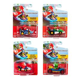 Super Mario Bros Mini Kart Racer Mario 6cm