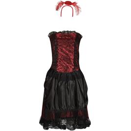 Fun Costumes Disfarces COSTUME ADULTE SALOON GIRL para mulheres