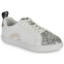 Bons baisers de Paname Sapatilhas BETTYS ROSE GLITTER SILVER para mulheres