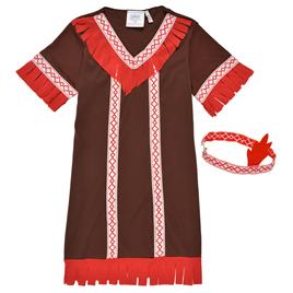 Fun Costumes Disfarces COSTUME ENFANT INDIENNE FOX KITTEN para raparigas