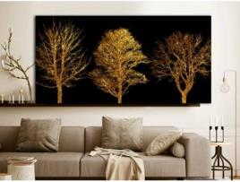 Quadro ARTGEIST Golden Forest (1 Part) Wide (120x60)