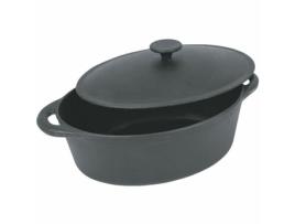 Tacho Crealys Preto 9 L Ø 37 Cm Ferro Fundido