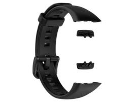 Bracelete de Relógio Tpu Preto Huawei Band 6 INF