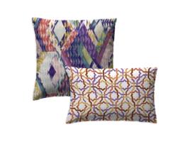 Conjunto de 2 Fronhas de Almofada Decorativas ETHERE MAISON Eloise Multicor (50x50+50x30 cm)