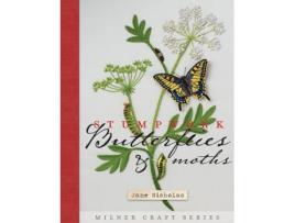 Livro stumpwork butterflies & moths de jane nicholas (inglês)