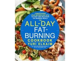 Livro the all-day fat-burning cookbook de yuri elkaim (inglês)