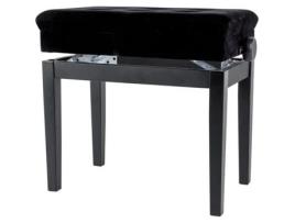 Banco Gewa Banco Piano Deluxe Compartment Preto Mate