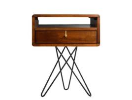 Mesa de Cabeceira EMMA'S BEDROOM (L48 x D40 x H63.5 cm - Borneo Teak)