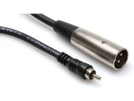 Cabo de Áudio HOSA TECHNOLOGY (XLR - RCA - 1.5 m - Preto)