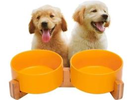 Comedouro Duplo para Cães e Gatos EDIPETS (800 ml)