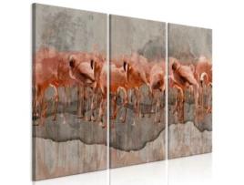 Quadro ARTGEIST Flamingo Lake (3 Parts) (90x60)