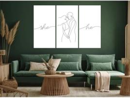 Quadro ARTGEIST Love Triptych (3 Parts) (120x80)